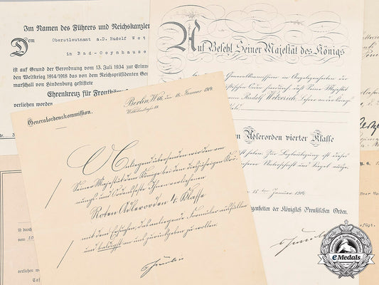 germany,_imperial._award_documents_to_regimental_commander,_oberstleutnant_wetzerich_m20_1589_mnc2713_1_1_1