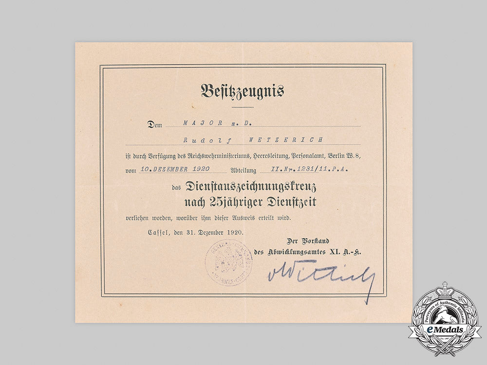 germany,_imperial._award_documents_to_regimental_commander,_oberstleutnant_wetzerich_m20_1591_mnc2720_1_1_1
