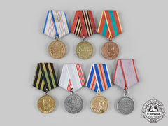 Russia, Soviet Union. A Lot Of Seven Medals