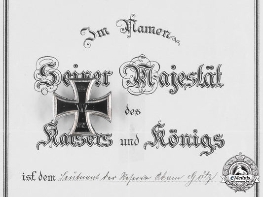 germany,_imperial._a1914_iron_cross_i_class_with_document_to_leutnant_adam_gotz_m20_209_emd6361