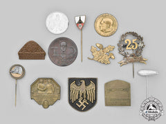 Germany. A Lot Of Badges And Stick Pins