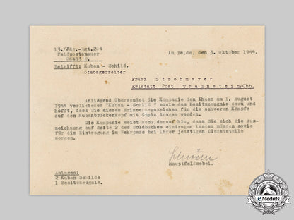 germany,_heer._a_pair_of_award_documents_for_a_kuban_shield_to_stabsgefreiter_franz_strohmeyer,_jäger-_regiment204_m20_2290dsc_3086_2__1