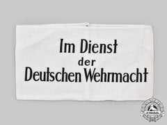 Germany, Wehrmacht. A Wehrmacht Auxiliary’s Armband