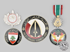 Lebanon, Republic; Saudi Arabia, Kingdom. A Lot Of Five Items