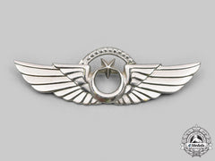 Turkey, Republic. Turkish Air Force Senior Pilot Badge C. 1980S-1990S
