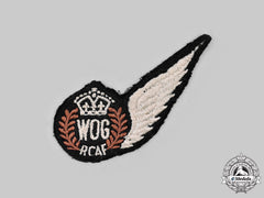 Canada. A British-Made Royal Canadian Air Force Wireless Operator Ground (Wog) Wing