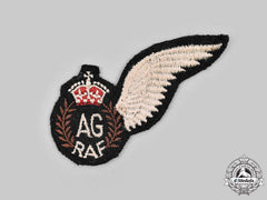 United Kingdom. A Second War Canadian-Made Royal Air Force (Raf) Air Gunner (Ag) Wing