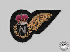 United Kingdom. A Qeii Royal Navy Fleet Air Arm Navigator (N) Wing