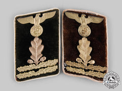 Germany, Nsdap. A Set Of Kreis-Level Hauptabschnittsleiter Collar Tabs