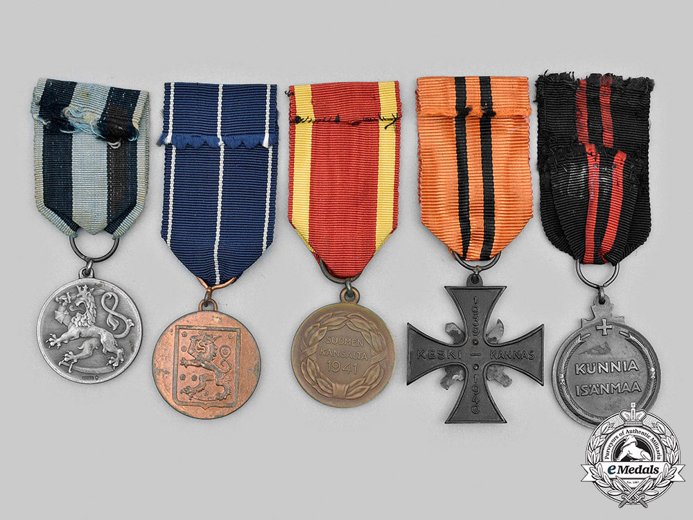 finland,_republic._a_first_and_second_wars_lot_of_five_awards_m20_2734_mnc6081_1