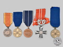 Finland, Republic. A Second War Lot Of Five Awards