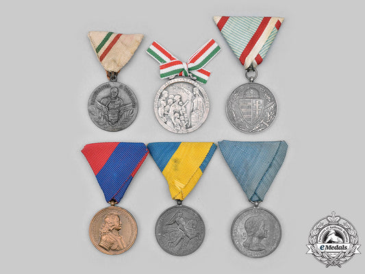 hungary,_regency._a_lot_of_six_medals_m20_2778_mnc6216_1_1_1