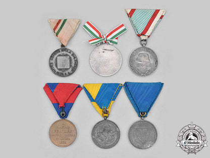 hungary,_regency._a_lot_of_six_medals_m20_2779_mnc6220_1_1_1