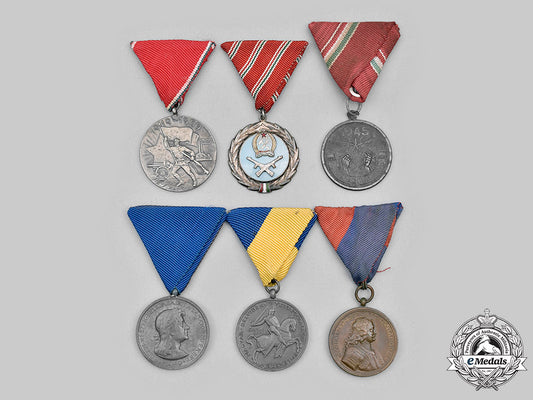 hungary,_regency,_socialist_republic._a_lot_of_six_medals_m20_2781_mnc6223_1_1