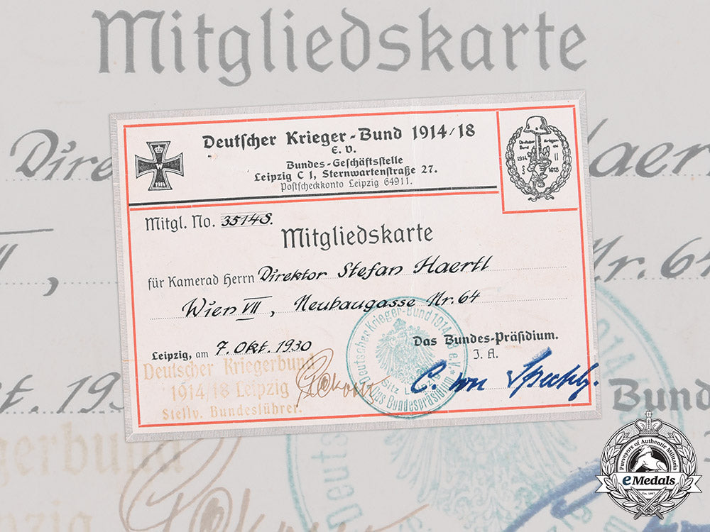 germany,_weimar_republic._a_german_warrior_league1914/18_membership_card_to_stefan_haertl,1930_m20_279m19_17445_1