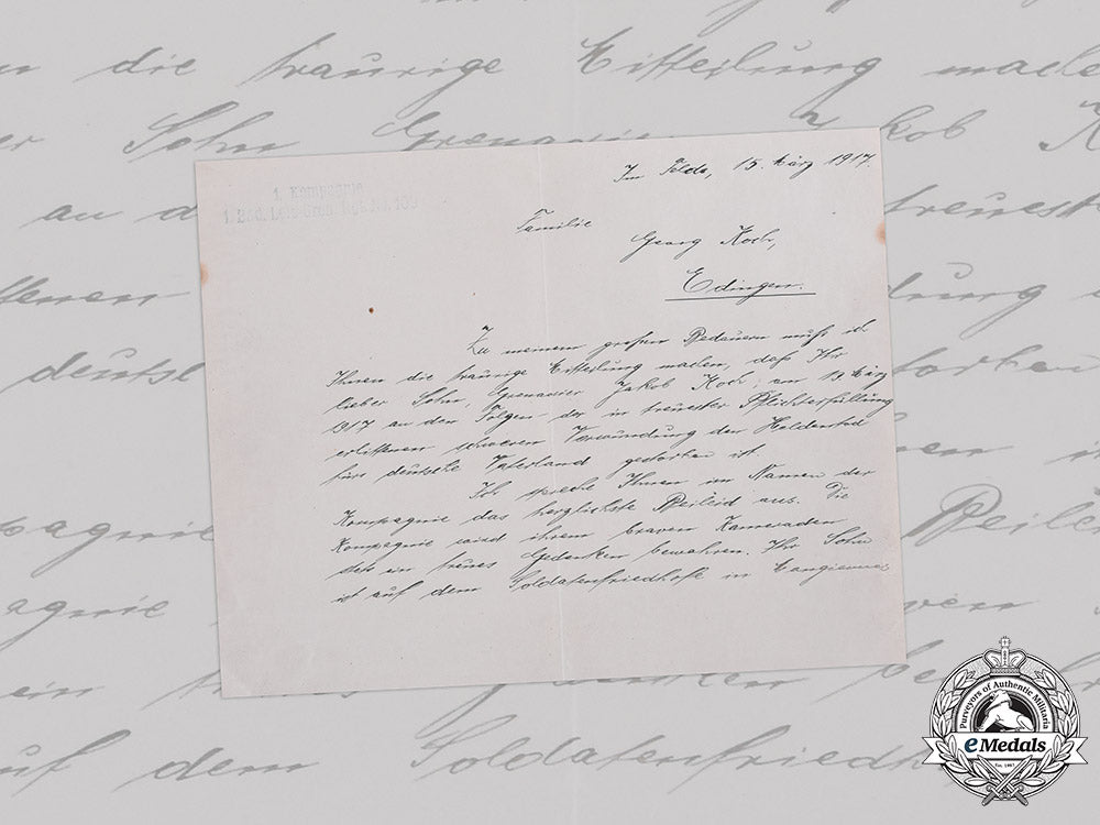 germany,_imperial._a_death_notice_to_family_of_fallen_soldier_in_baden_regiment,1917_m20_283m19_17419_1