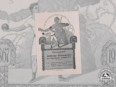 Germany, Imperial. A 50Th Anniversary Of Gymnastics League Stuttgart Certificate, 1917