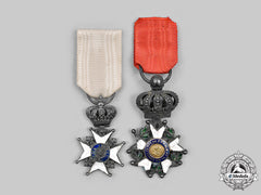 France, Historical. A Reduced Size Legion Of Honour And Decoration Of The Lily, C. 1830