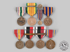 United States. A Lot Of Seven Campaign Medals