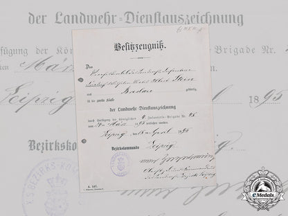 germany,_imperial._a_saxon_landwehr_long_service_award_ii_class_document,1895_m20_309m19_17415