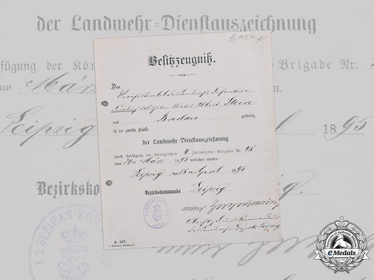 germany,_imperial._a_saxon_landwehr_long_service_award_ii_class_document,1895_m20_309m19_17415
