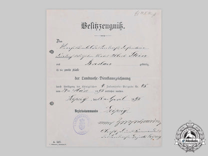 germany,_imperial._a_saxon_landwehr_long_service_award_ii_class_document,1895_m20_310_emd6165