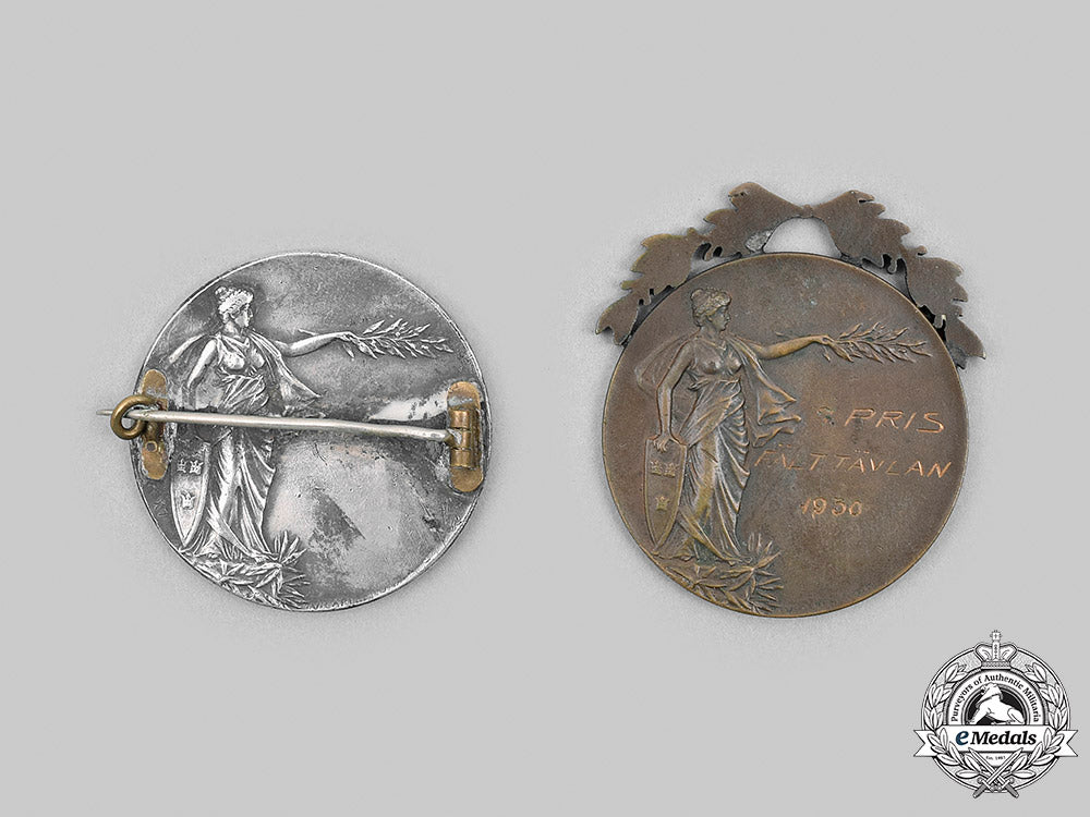 sweden,_kingdom._two_swedish_military_sports_federation_awards_m20_3261_mnc0198_1_1