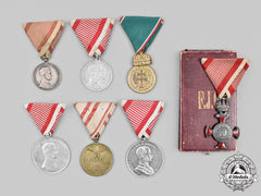 Austria, Empire, Republic; Hungary, Kingdom. A Lot Of Seven Awards