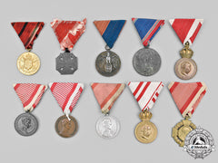 Austria, Empire, Republic; Bulgaria, Kingdom. A First War Lot Of Ten Awards