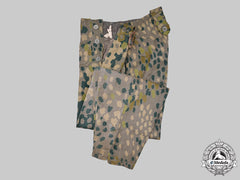 Germany, Ss. A Pair Of Waffen-Ss Dot-Pattern M44 Camouflage Trousers