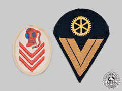 Germany, Kriegsmarine. A Pair Of Rank And Trade Insignia