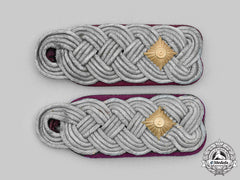 Germany, Heer. A Set Of Smoke/Chemical Troops Oberstleutnant Shoulder Boards