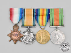 United Kingdom. A Group Of Four Lieutenant Applegarth, Yorkshire Regiment