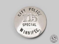 Canada, Commonwealth. A Winnipeg General Strike, Specials Police Badge