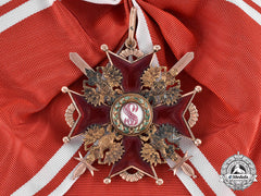 Russia, Kingdom. An Order Of St. Stanislaus In Gold, Military Division, Grand Cross, By K. Edouard C.1910