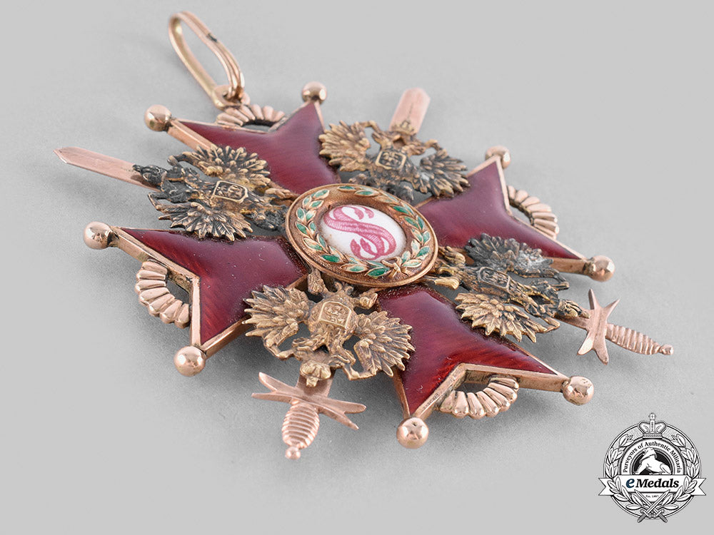 russia,_kingdom._an_order_of_st._stanislaus_in_gold,_military_division,_grand_cross,_by_k._edouard_c.1910_m20_427_mnc1443_1