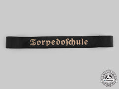 Germany, Kriegsmarine. A Torpedo School Cap Tally Ribbon