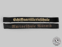 Germany, Kriegsmarine. A Pair Of Cap Tally Ribbons