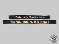Germany, Kriegsmarine. A Pair Of Cap Tally Ribbons