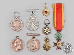 France, Greece, Indochina, Japan, Vatican. Lot Of Eight Miniature Awards