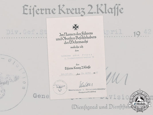 germany,_heer._a1939_iron_cross_ii_class_award_document_to_gefreiter_alfred_franz_m20_465m19_17417