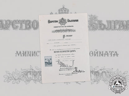 germany,_third_reich._a_bulgarian_first_war_medal_document_to_sergeant_schumacher,1940_m20_477m19_17414_1