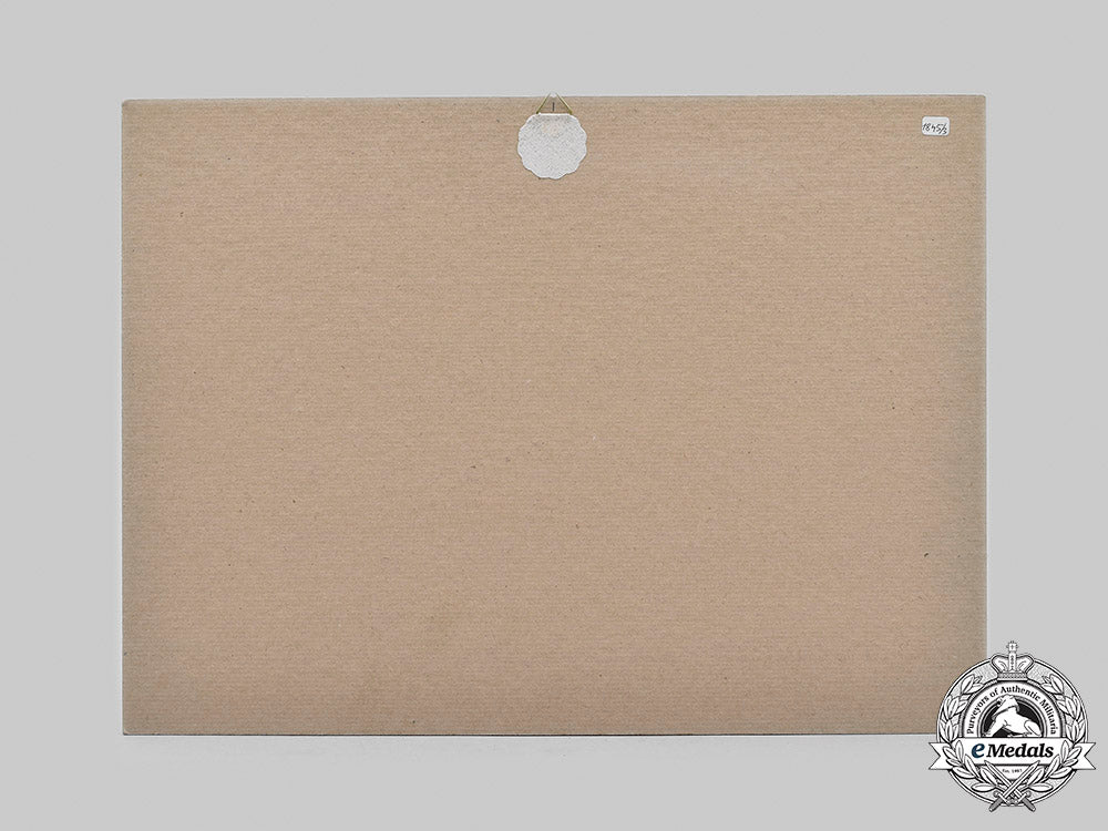 germany,_heer._two_marksmanship_certificates_on_wooden_support_to_pionier_harborth,1935_m20_528_mnc7372_1_1