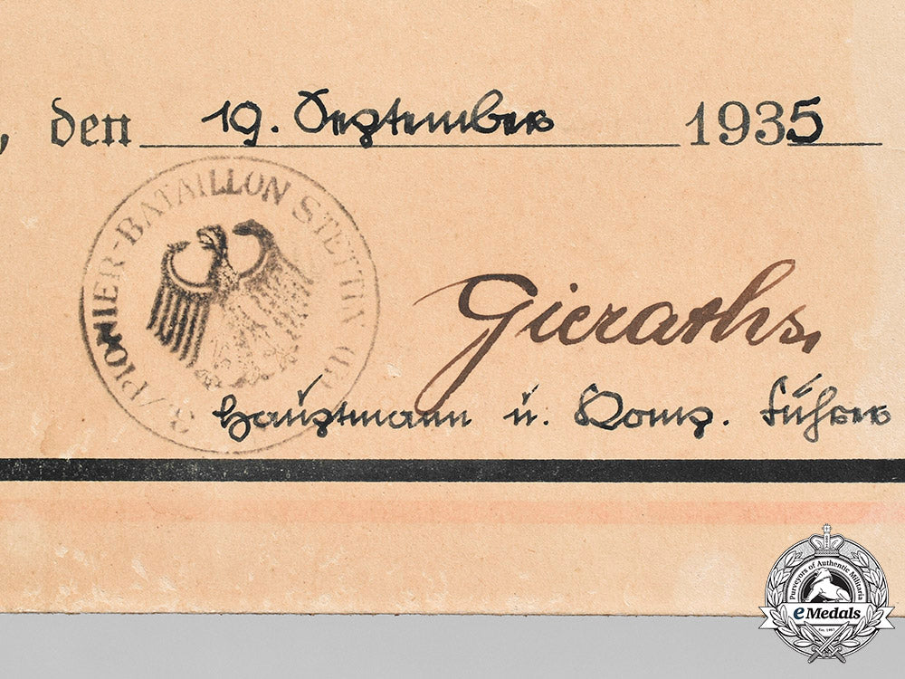 germany,_heer._two_marksmanship_certificates_on_wooden_support_to_pionier_harborth,1935_m20_529_mnc7378_1_1