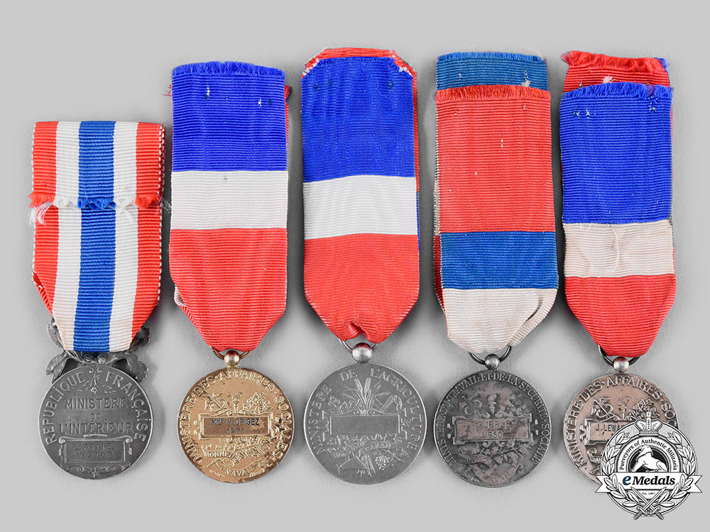france,_iii_republic._a_lot_of_five_honour_medals_m20_585_emd5438_1
