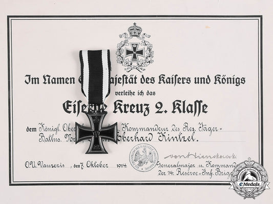 germany,_imperial._a1914_iron_cross_ii_class_with_document_to_oberstleutnant_and_commander_eberhard_kintzel_m20_620_emd6334