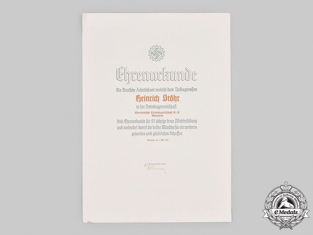 germany,_daf._a_german_labour_front25_year_long_service_certificate_to_railway_worker,1940_m20_678_mnc2100_1_1