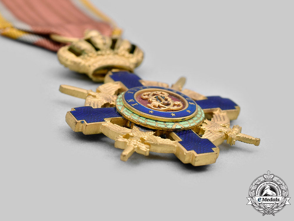 romania,_kingdom._an_order_of_the_star_of_romania,_type_ii,_military_division,_knight’s_cross,_c.1947_m20_734_mnc9117_1