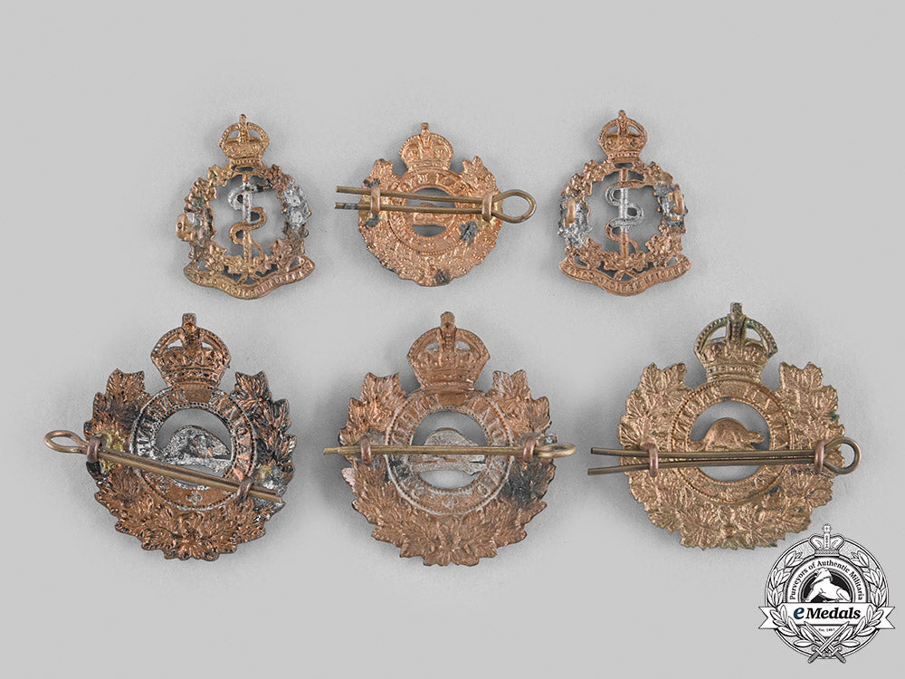 canada,_dominion._a_lot_of_six_first_war_badges_m20_739_emd4612_1