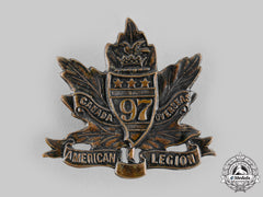 Canada, Cef. A 97Th Infantry Battalion "Toronto Americans" Cap Badge, By Geo.h.lees, C.1915